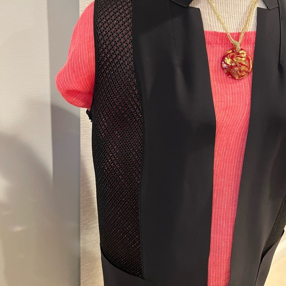 Tahari Contemporary Structured Long Vest - Picture 5 of 12